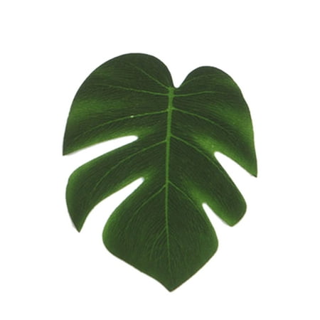 Flower Garden Palm Beach 5Pcs Simulation Plant Silk Cloth Fake Palm Leaves Flower Arrangement Ornament Monstera Artificial Party Jungle Beach Theme Decorations ()