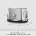 thumbnail image 2 of Tostador Breville Luxe Trufa Negra 2 Rebanadas, 2 of 6