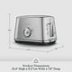 thumbnail image 2 of Tostador Breville Acero Inoxidable Negro 2 Rebanadas, 2 of 6