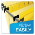 thumbnail image 3 of Pendaflex SureHook Hanging File Folder, Letter Size, 1/5 Cut Tabs, Yellow, Pack of 20, 3 of 5