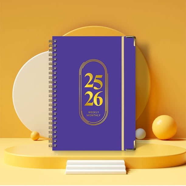 Cuaderno A5 con Encuadernación Elástica | Diario Portátil con Tapa de Cuero | Papel Grueso y Resistente | Índice con Números de Página y Notas | Agenda Multiusos Duradera para El Trabajo, La Escuela