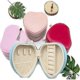 thumbnail image 4 of travel jewelry box organizer heart shaped for rings necklaces, 4 of 4