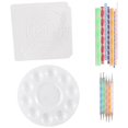 thumbnail image 1 of Mandala Dotting Stencil Tools Rock Painting Kit Ball Stylus Dotting Tools Include Stencil, Paint Tray (17 Pack), 1 of 5