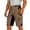 Camel, variant on Mens Patchwork Cargo Shorts Stretch Lightweight Ripstop Outdoor Hiking Work Shorts