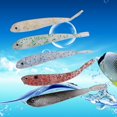 thumbnail image 1 of Señuelos de pesca biomiméticos de PVC, 5 uds., juego de señuelos de cebo blando realistas artificiales (2,5g/7,5 cm), 1 of 8