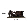 thumbnail image 2 of Rustic Western Forest Black Bear Cubs By Tree Logs HOME Sign Desktop Plaque, 2 of 7