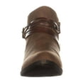 thumbnail image 2 of Womens Madden Girl Barty Braided Buckle Ankle Boots, Cognac, 2 of 5