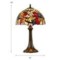 thumbnail image 3 of Dale Tiffany 1-Light Metal & Art Glass Table Lamp in Antique Bronze/Yellow, 3 of 3