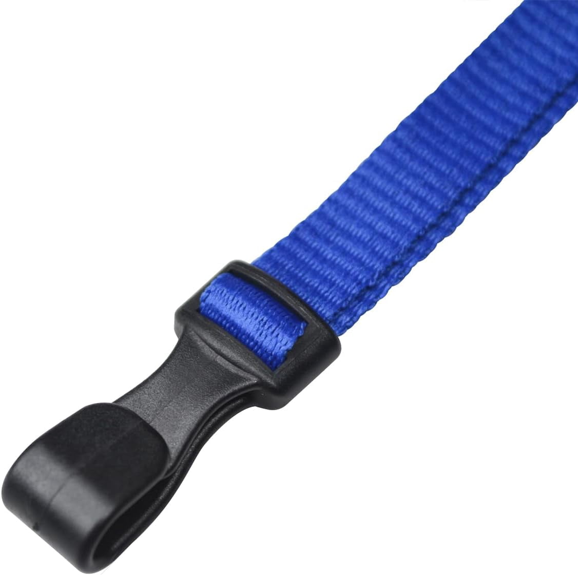 Bulk 100 Pack - Specialist ID Triple Breakaway Safety Lanyard - Multiple Break Away Clasp Lanyard with 3 Point Breakaway Design - Extra Safe ID Badge Holder for Teachers & Nurses (Royal Blue)