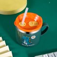 thumbnail image 3 of Anvazise 270ml Learn Drinking Cup Easy to Use Convenient Lovely Dinosaur Kid Sippy Cup for Child Green, 3 of 13