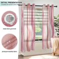 thumbnail image 3 of Yayeee Window Curtains Light Filtering 63"x52" Grommet Panel Pair Home Living Room Decor, Soft Brown Pattern, 3 of 7