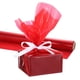 thumbnail image 1 of Rollo de celofán STOBOK de 3 milésimas de grosor, bolsas de celofán rojo brillante para envolver cestas de regalo, manualidades (44 x 3000 cm, rojo), 1 of 5