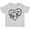 AC-Heather Grey, variant on Inktastic I Love My Big Bro in Black Chalk Heart Boys or Girls Toddler T-Shirt