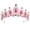 Gold + Rose, variant on Red Crowns for Women,Red Tiaras for Women,Gold Crown Royal Queen Crown and Tiaras Princess Crown for Women and Girls,Party Halloween Costume Prom Birthday Bridal Wedding Hair Accessories
