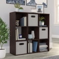 thumbnail image 2 of Solutions by Sauder 9-Cube Organizer Storage Cubby Unit, Cinnamon Cherry Finish, 2 of 5