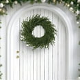 thumbnail image 6 of 24" Norfolk Pine Wreath for Front Door, Real Touch Norfolk Pine Wreath Artificial Green Wreath Realistic Christmas Wreath Holiday Decoration for Home, 6 of 6