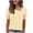 Yellow, variant on Guluxicc T-Shirts for Womens' V Neck Casual Summer T-Shirts