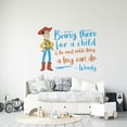 thumbnail image 2 of Kids Bedroom Living Room Removable Toy Story Sheriff Woody Cartoon Design Wall Decal Quotes 19" x 28" | Being There For A Child Is The Most Noble Thing A Toy Can Do - Vinyl Home Art Decor Sticker, 2 of 5