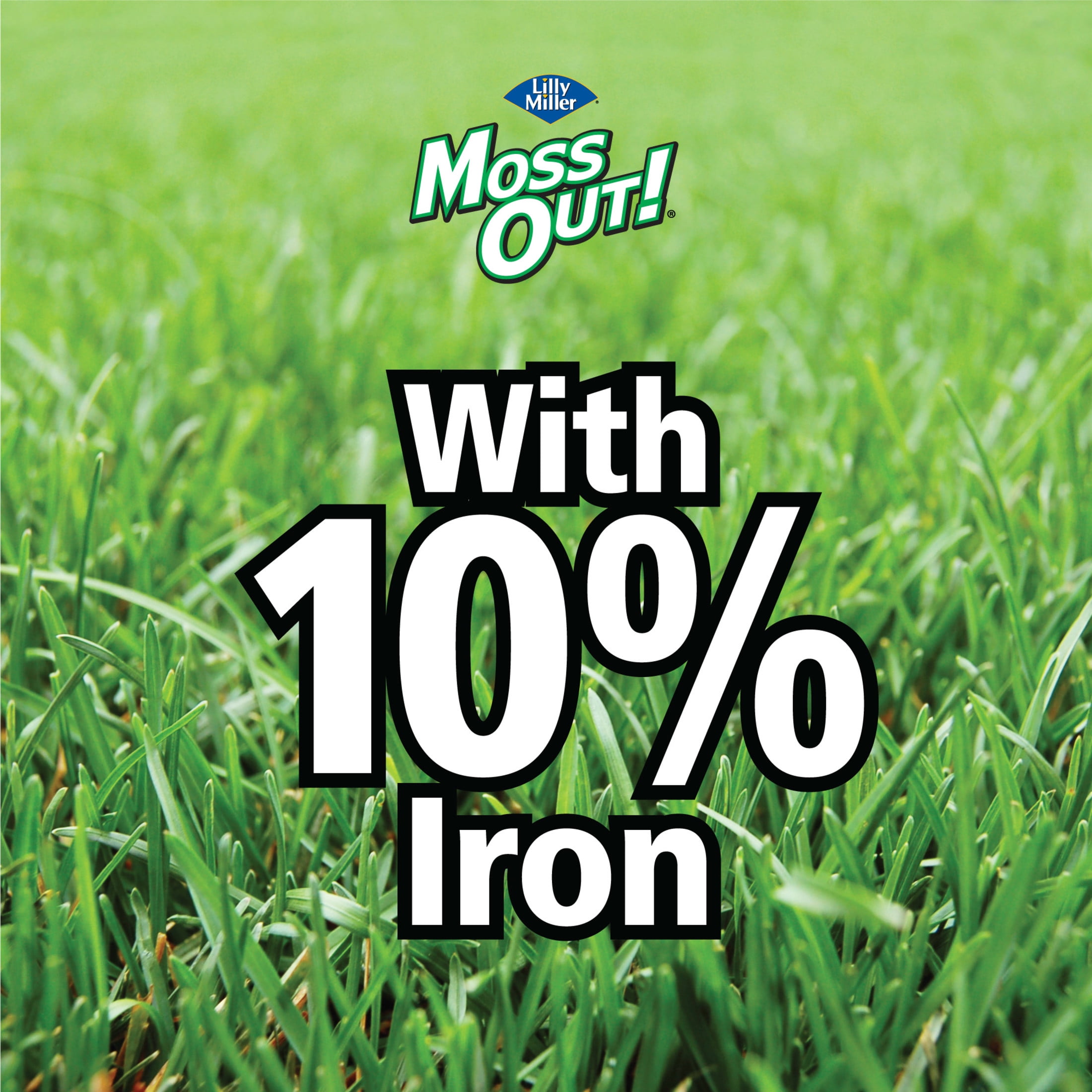 Lilly Miller Moss-Out Plus Lawn Fertilizer, 20 lb., Covers up to 5,000 sq. ft.