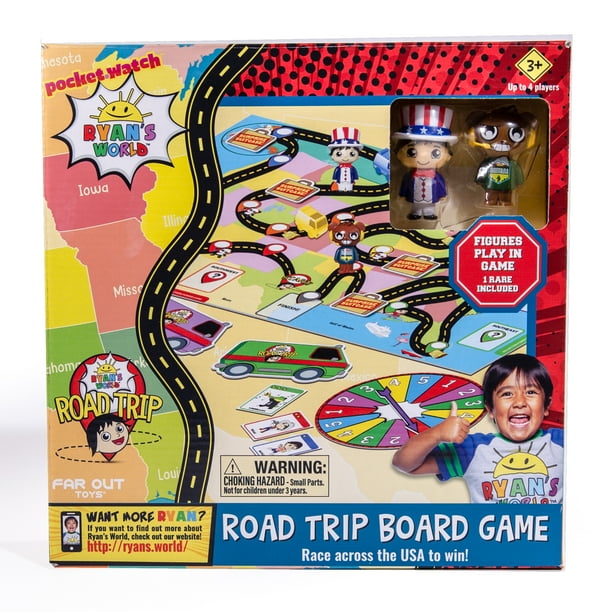 Ryan S World Road Trip Board Game Walmart Com Walmart Com