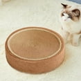 thumbnail image 4 of IGEED 15.7inch Cat Scratchers for Indoor Cats,Durables Corrugated Scratching Lounger,Round Kittens Scratching Board,Anti-Slip Cats Toy Scratch Pad,Furniture Protector for Indoor Cats, 4 of 6