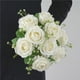 thumbnail image 3 of Bearachild Ramo de flores de rosas artificiales de 9 cabezas, ramo de flores nupciales Flores artificiales, 3 of 6