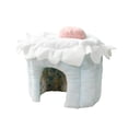 thumbnail image 3 of Escondite de conejillos de indias, hábitat de animales pequeños, casa para animales pequeños, casa para conejillos de indias Azul Medio, 3 of 8
