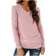 thumbnail image 2 of RKSTN Long Sleeve Shirts for Women Oversized Crewneck Slim Base Layer T Shirt Top Womens Casual Solid Plus Size Round Neck Loose Fits Comfy Cozy Basic Tee Shirt Fall Spring Clothes, 2 of 10