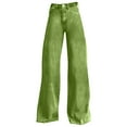thumbnail image 4 of Jxximdong Boyfriend Jeans for Women, Women Summer Wide Leg Dark Wash 90s Jean Vintage Pant Y2K Streetwear Denim Pant, Green Women's Denim Pants, 4 of 4