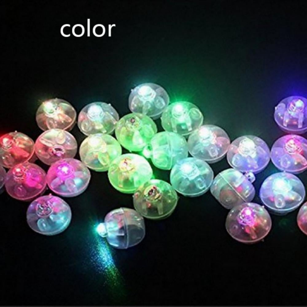 Details about   5/10pcs Colors Round LED Lamps Balloon Lights Paper Lantern Wedding Party Decor 