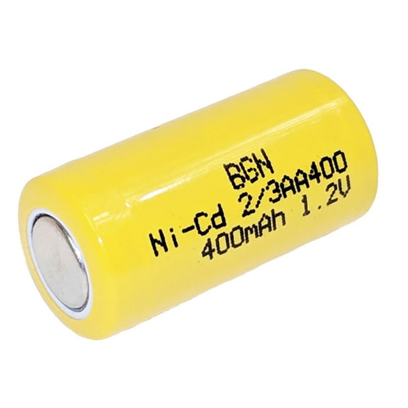 BatteryGuy replacement for the N-400AAC battery (rechargeable) - Nicad Nickel Cadmium 1.2V 400mAh