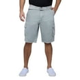 thumbnail image 5 of RAW X Mens Belted 12.5" Inseam Knee Length Cargo Shorts, Slate Grey, 34, 5 of 7