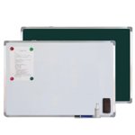 Coofit Magnetic White Board Hanging Double-sided Whiteboard for Office Home
