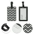 thumbnail image 3 of Unique Bargains 1 Pc Wave Pattern Luggage Tag for Travelling Gray, 3 of 5
