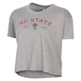 thumbnail image 2 of Women's Alternative Apparel  Gray NC State Wolfpack Retro Jersey Headliner Cropped T-Shirt, 2 of 3