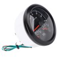 thumbnail image 2 of M Buder 85mm (3.375 inches) 3 in 1 Electrical Tachometer Oil Pressure Water Temp Gauge 6000 RPM 0-150 PSI for RV Yacht Truck with 7 Colors Backlight Black Dial Black Bezel, 2 of 9