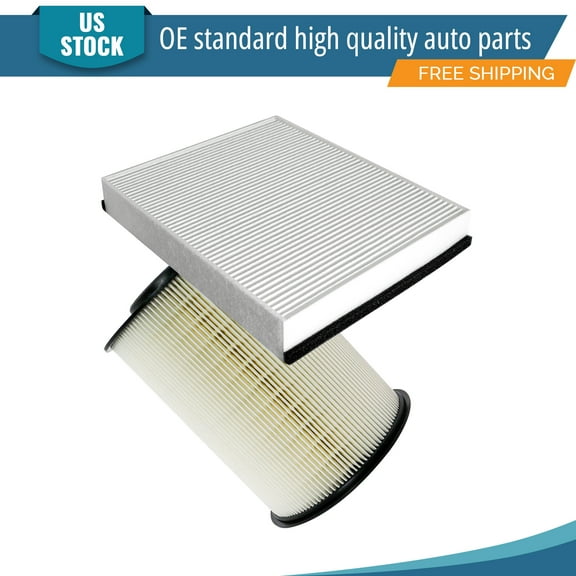 YXPCARS 2PCS Engine Air Filter & Cabin Air Filter for Ford Escape 13-19 Focus Lincoln (CA11114, CF11920)