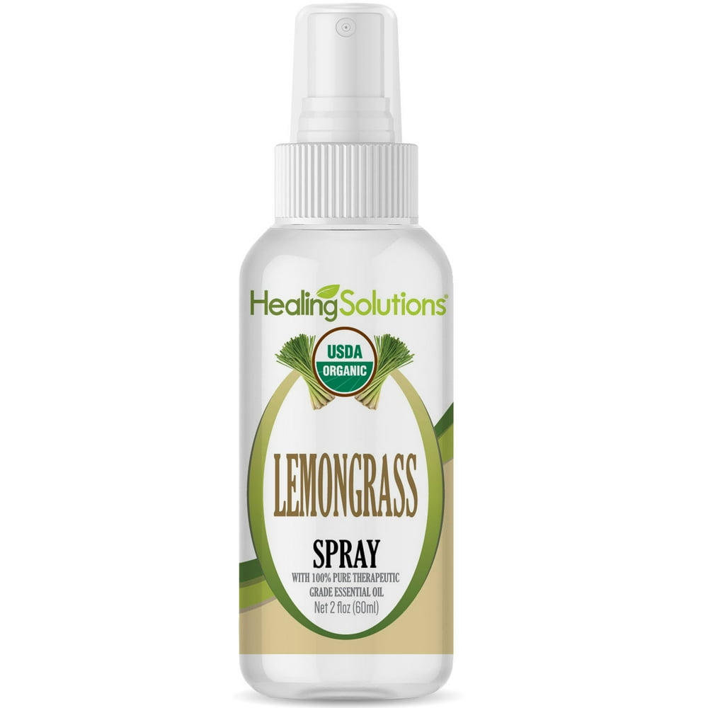 Organic Lemongrass Spray Water infused with Lemongrass Essential Oil