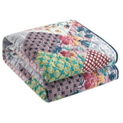 Nanshing Brenda 3 Piece Patchwork Multicolor Quilt Set King