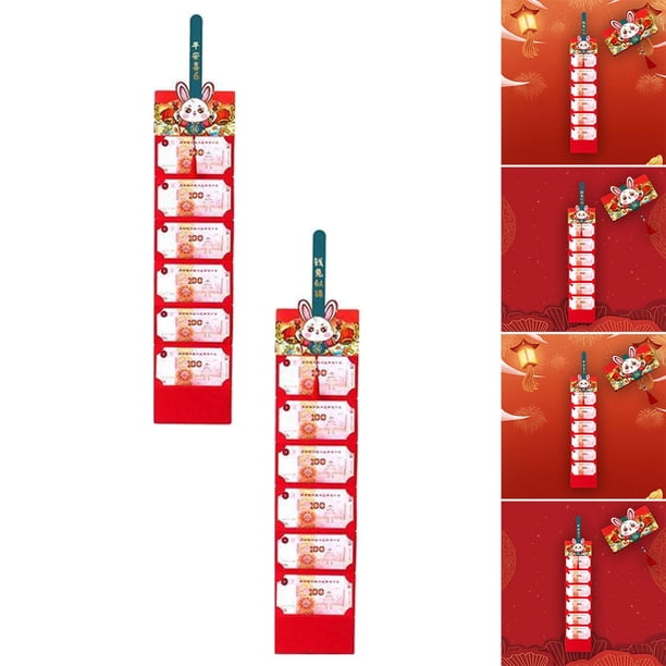 Red Envelopes,Chinese New Year Cartoon Red Envelope,Chinese Lunar Year Cute Lucky red Packets,Lucky Pattern Hongbao Kids Spring Festival Gifts,Red Envelopes Bags Red pocket Party Salvador none