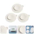 thumbnail image 4 of Tapetes para vajilla creativos para bebé, almohadillas para cuenco con ventosa para bebé, tapetes para tazas de silicona, 3 uds., 4 of 5