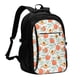 thumbnail image 1 of Balery Peach Mochila con carga USB para hombre y mujer - Mochila impermeable y antirrobo para laptop con puerto USB para viajes, trabajo, 1 of 7