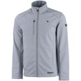 thumbnail image 2 of Men's Cutter & Buck Gray Kansas City Chiefs Evoke Eco Softshell Recycled Full-Zip Jacket, 2 of 3