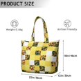 thumbnail image 5 of Sunflower Women's Large Weekend Travel Bag Moving Canvas Handbag Thick Double Layer Beach Weekend Travel Unisex Hospital Maternity Delivery with Toiletry Waterproof, 5 of 5