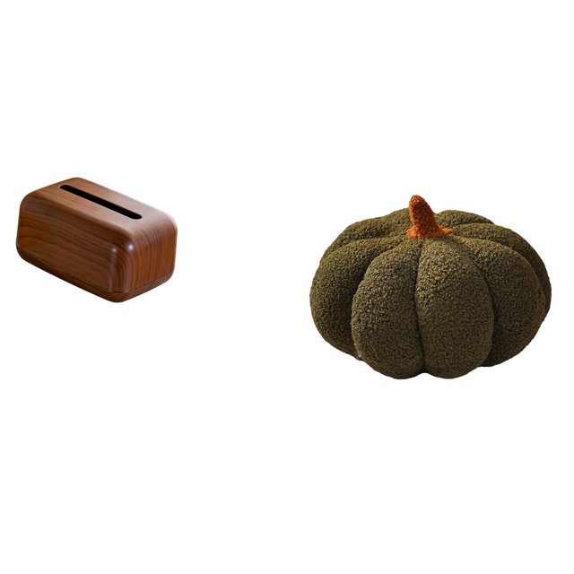 porta pañuelos,Funda para caja de pañuelos de PP para sala de estar y cocina,Almohadas de calabaza de Halloween,Almohadas de calabaza de Halloween Decoración del hogar Suave,Cojines de