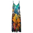 thumbnail image 4 of Bees Collect Honey Sleeveless Dress Women's Luxury Party Dress Birthday Dresses for Women, 4 of 7