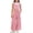 Pink, variant on ITSAME Girls Outfit 2-Piece, Button Up Denim Vest and Flared Jeans Summer Fashion Casual Clothes Green Size 7-8