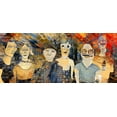 thumbnail image 2 of Bolokofsky, Ronald 18x10 Gold Ornate Wood Framed with Double Matting Museum Art Print Titled - City Slickers, 2 of 4