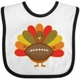 thumbnail image 3 of Inktastic Thanksgiving Day Turkey Football Fan Boys or Girls Baby Bib, 3 of 4