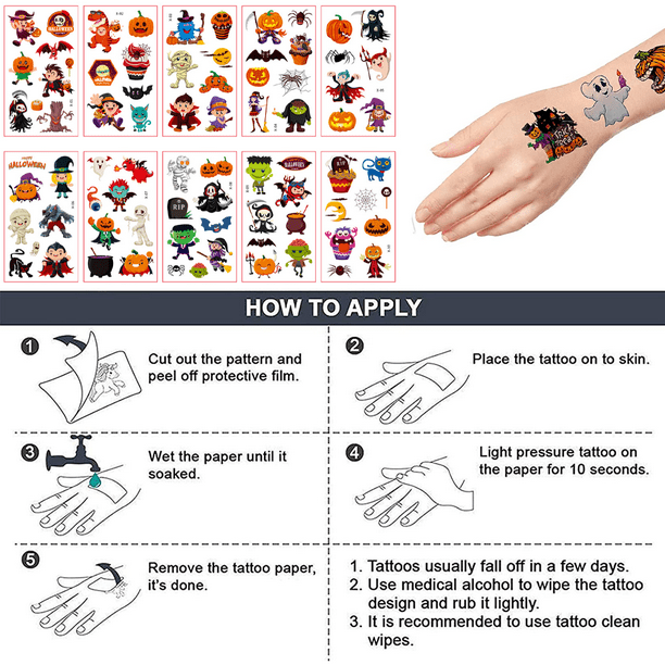  Video Game Party Favor Temporary Tattoos for Friday Night  Funkin Halloween Birthday Party Decorations supplies for Kids (10 Sheet) :  Toys & Games
